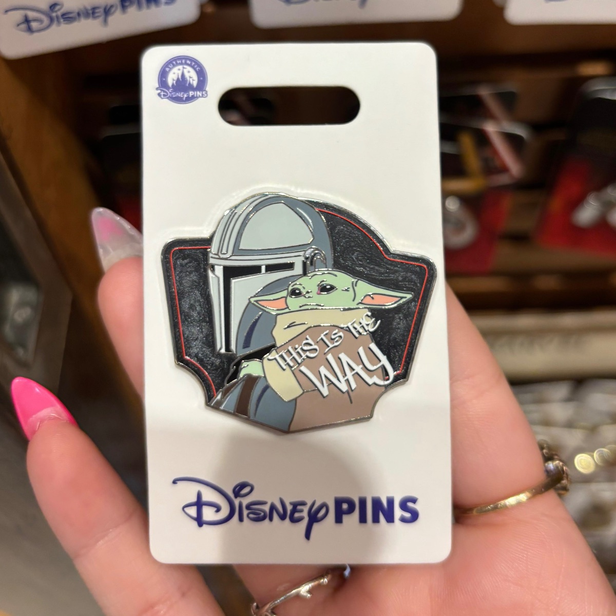 US Disney Star Wars Mandalorian Grogu Pin view 1