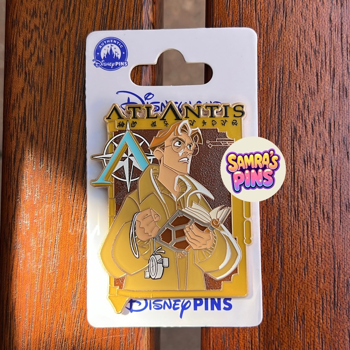 Disneyland Paris Atlantis Milo Pin