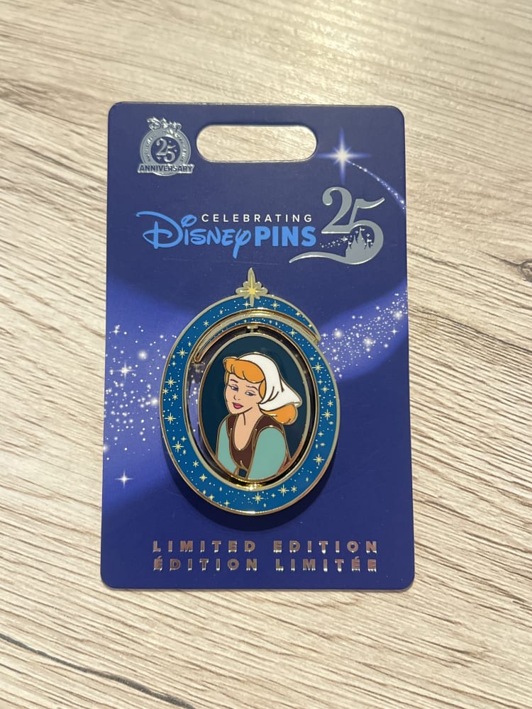 Disney Store Selfridges Limited Edition Cinderella Spinner Pin view 1