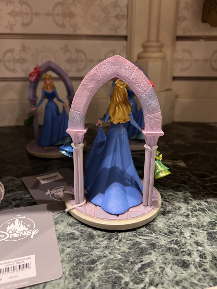 Disneyland Paris Sleeping Beauty Blue Dress 3 Fairies Ornament view 2