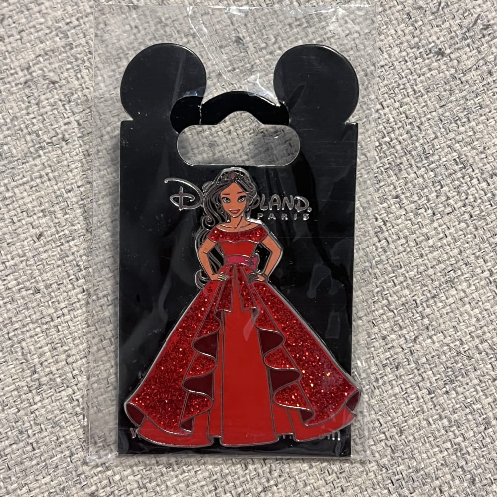 Disneyland Paris Elena of Alavor Red Dress Pin view 1