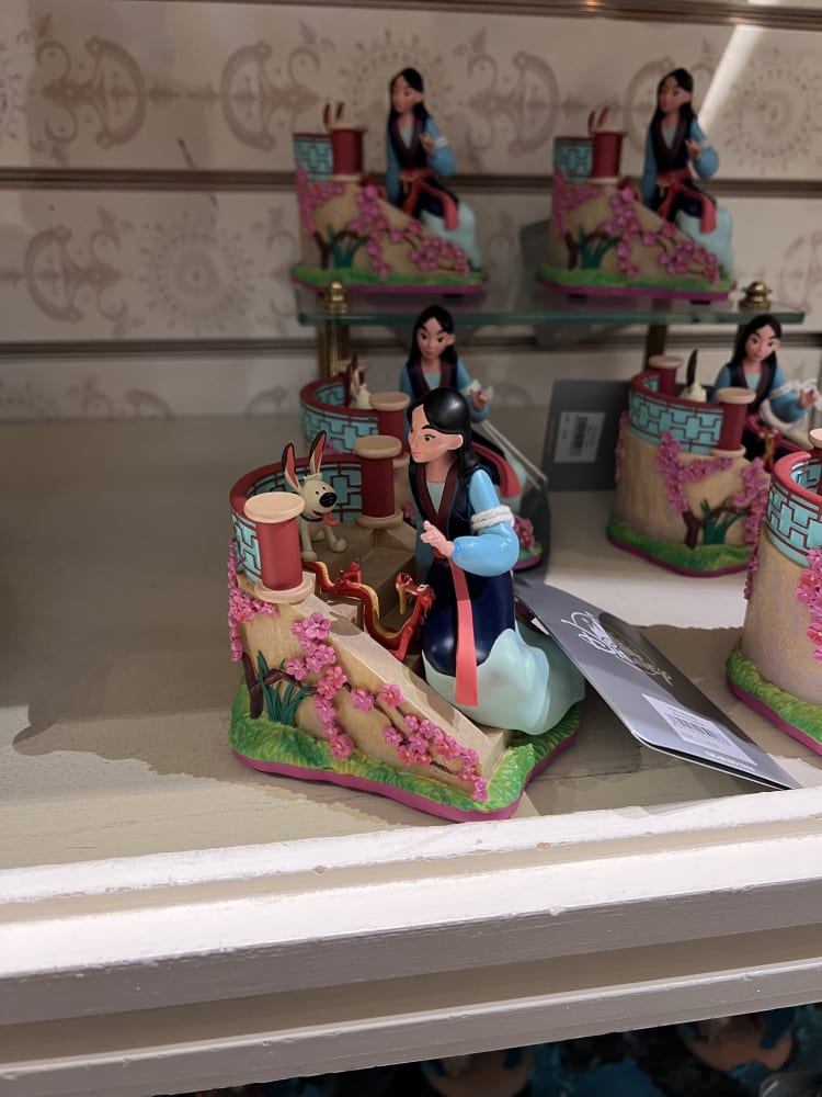 Disneyland Paris Mulan Mushu Little Brother Stairs Figurine view 2