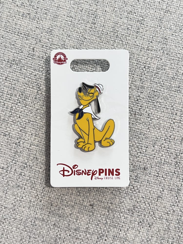 Disney Cruiseline Pluto Sailor Pin view 1