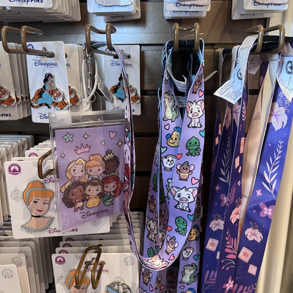Disneyland Paris Cartoon Cutie Princess Lanyard view 1