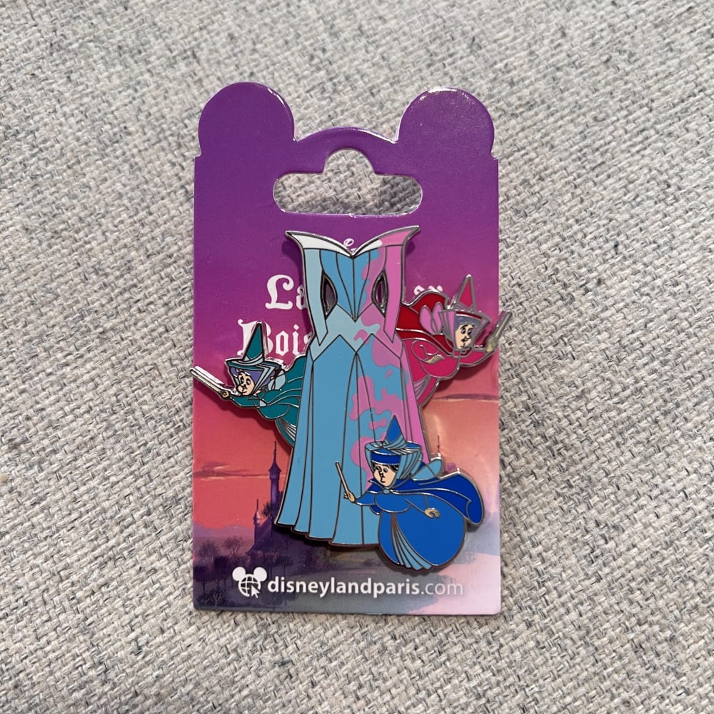 Disneyland Paris Sleeping Beauty Paint It Pink Paint It Blue Aurora Dress Pin view 1