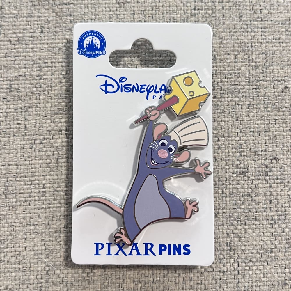 Disneyland Paris Ratatouille Remy Cheese Stick Pin view 1