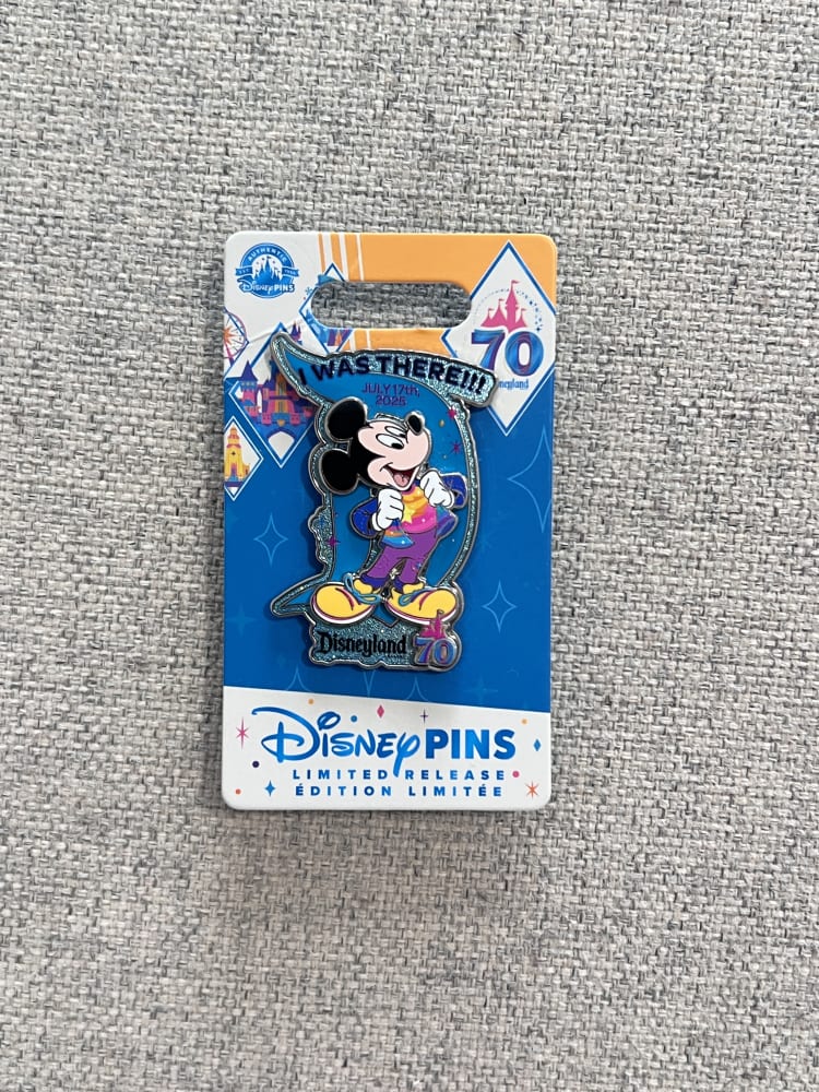 Disneyland Resort Limited Release 'I Was There' Mickey Mouse Pin view 1