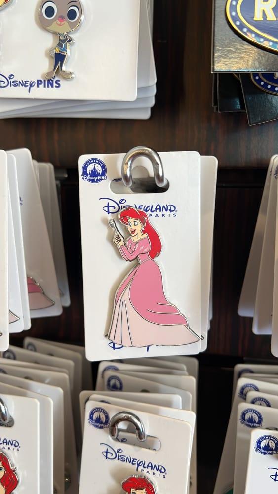 Disneyland Paris Little Mermaid Ariel Fork Pin view 1