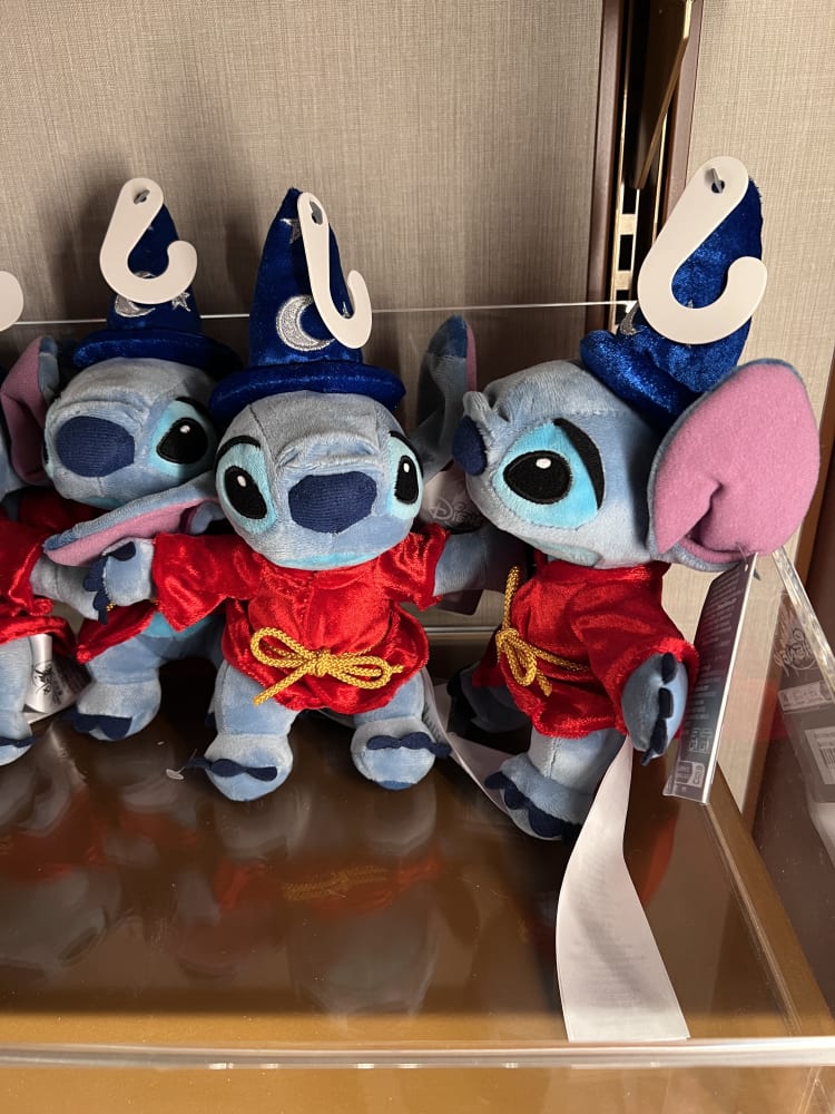 Disneyland Paris Stitch Fantasia Sorcerer Mickey Plush view 1