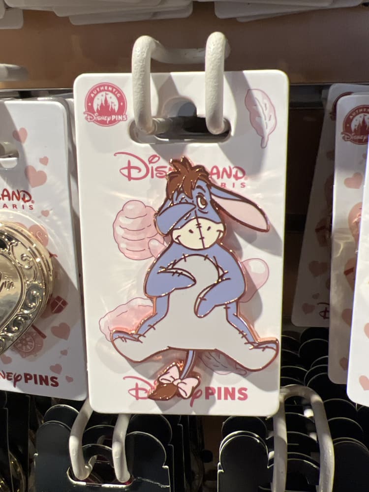 Disneyland Paris Sleeping Cherry Blossom Eeyore Pin view 1