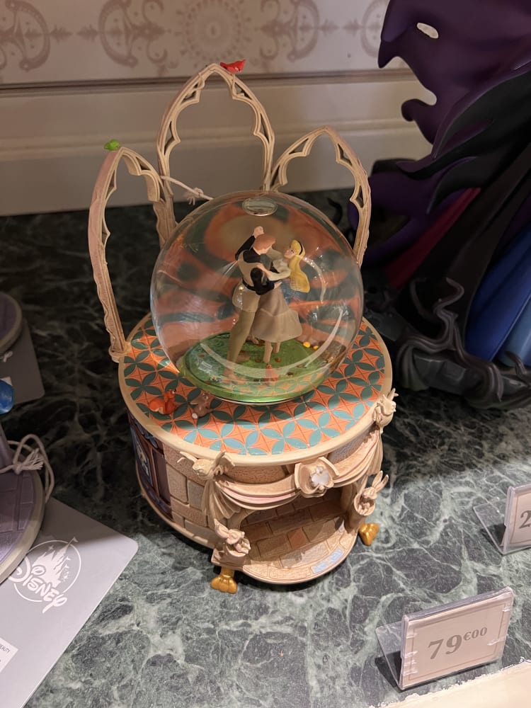 Disneyland Paris Sleeping Beauty Snowglobe Figurine view 3