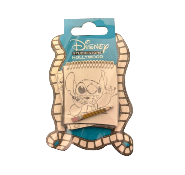 Disney Studio Store Hollywood Stitch Sketchpad Pin view 1