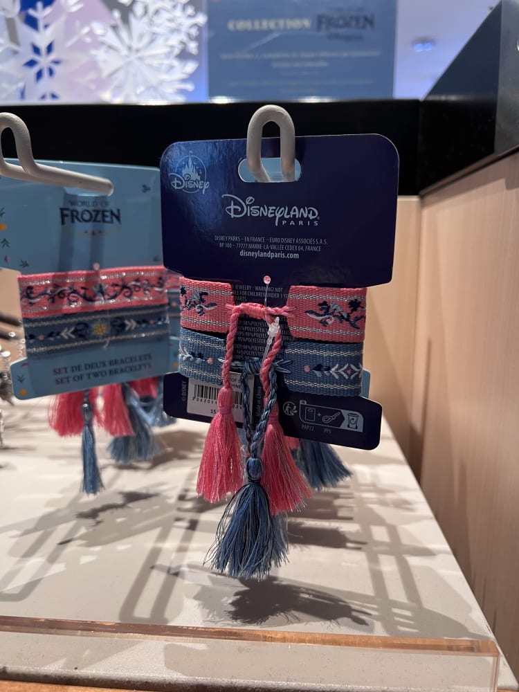 Disneyland Paris World of Frozen Woven Bracelet Set of 2 view 2