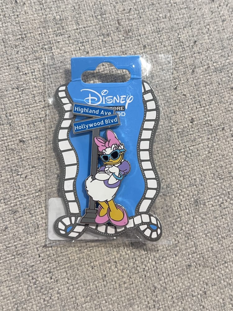 Disney Studio Store Hollywood Daisy Duck Avenue Sign Pin view 1