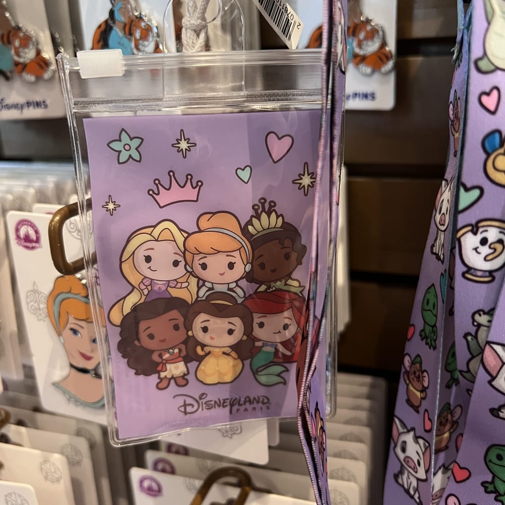 Disneyland Paris Cartoon Cutie Princess Lanyard view 2