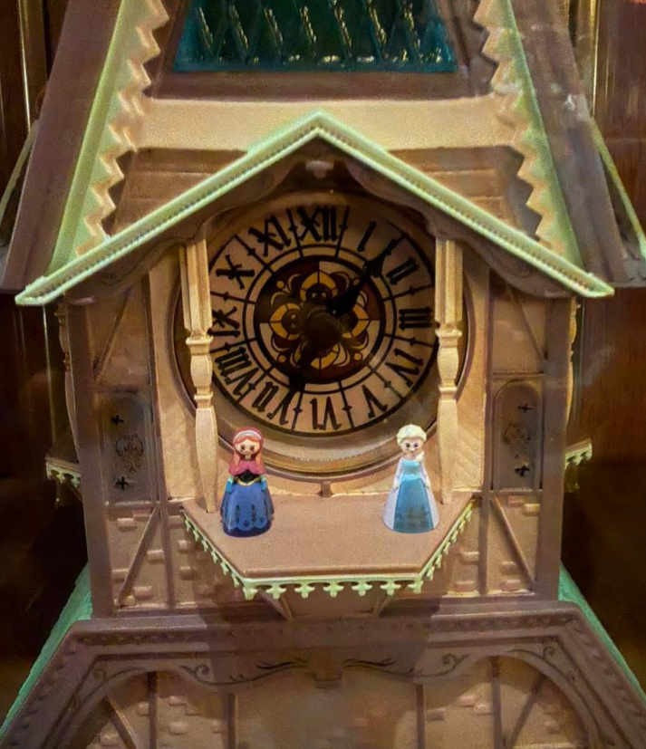 Disneyland Paris World of Frozen Clock Ornament view 2