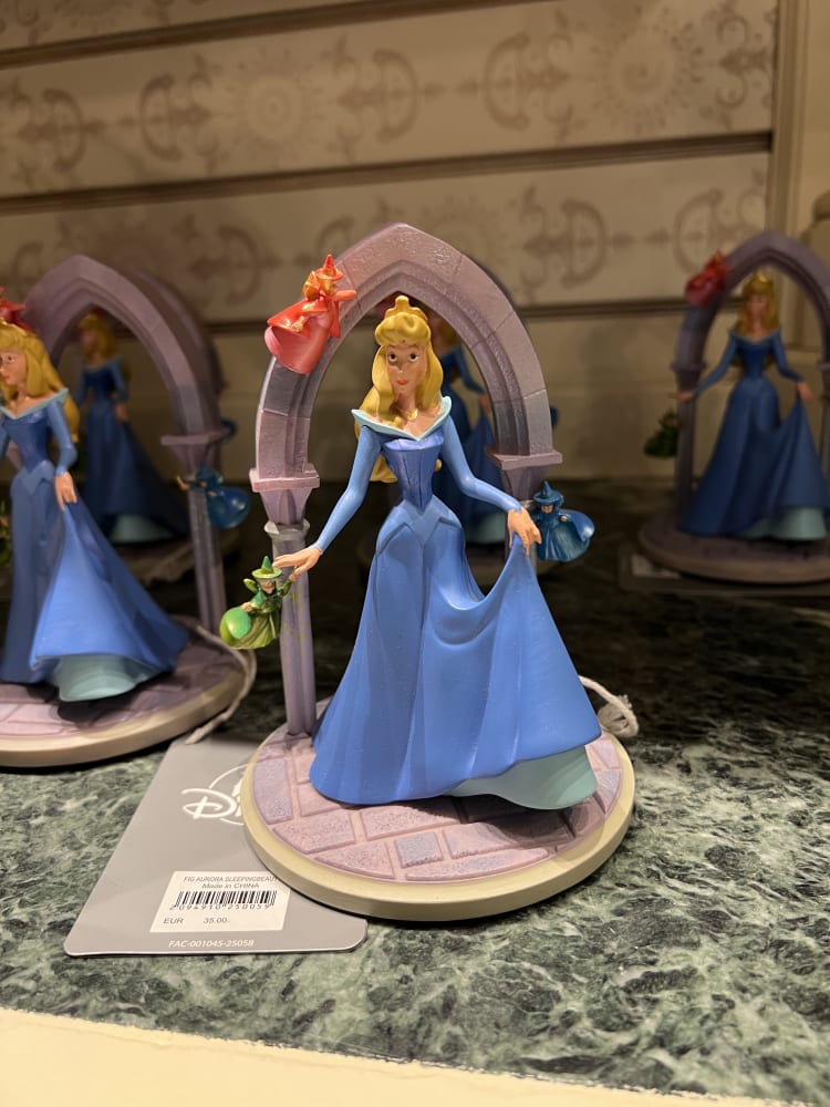 Disneyland Paris Sleeping Beauty Blue Dress 3 Fairies Ornament view 1