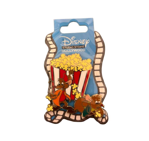 Disney Studio Store Hollywood Cinderella Mice Jaq Gus Popcorn Pin view 1