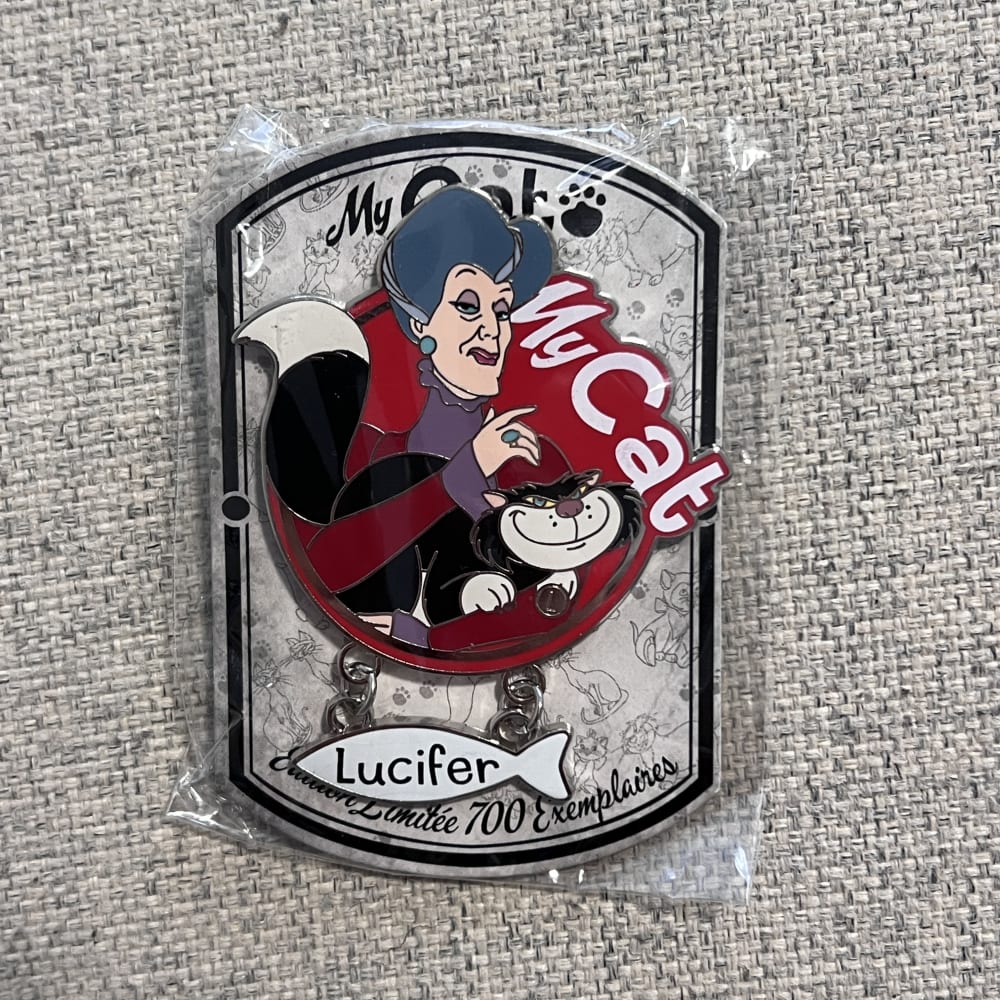 Disneyland Paris Limited Edition My Cat Lucifer Pin