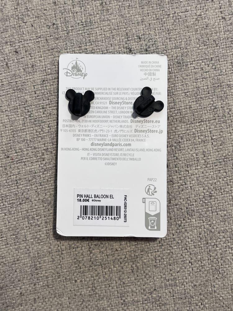 Disneyland Paris Limited Edition Halloween Pumpkin Hot Air Balloon Pin view 2