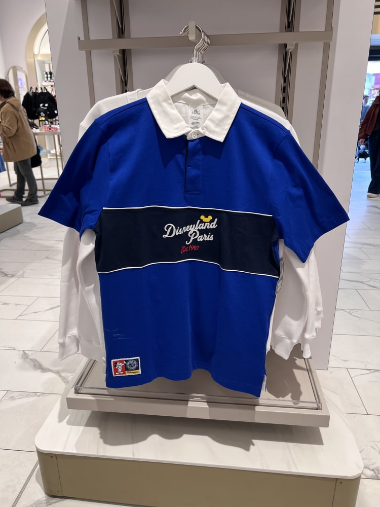 Disneyland Paris Est 1992 Blue Polo Shirt view 1