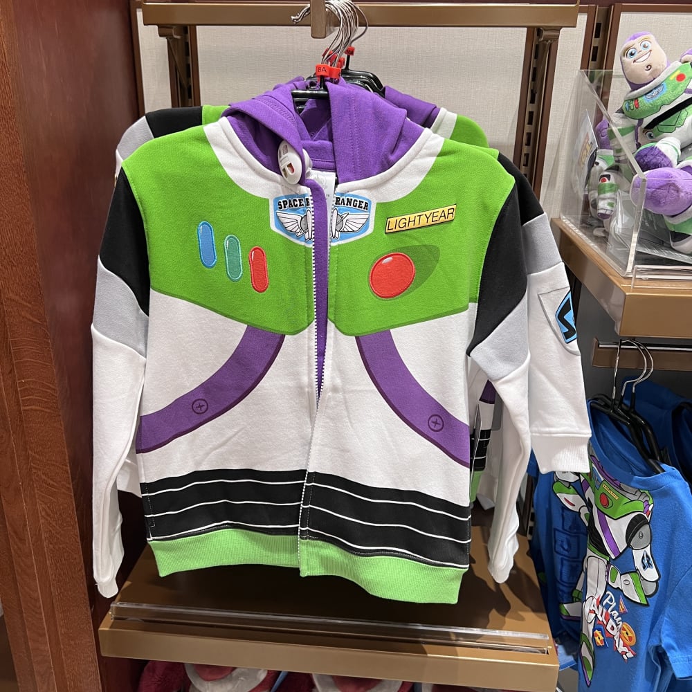 Disneyland Paris Kids Buzz Lightyear Full Zip Hoodie view 1