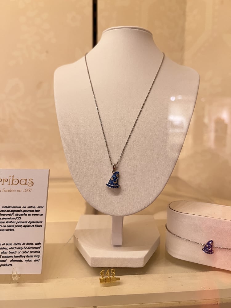 Disneyland Paris Fantasia Sorcerer Mickey Hat Necklace