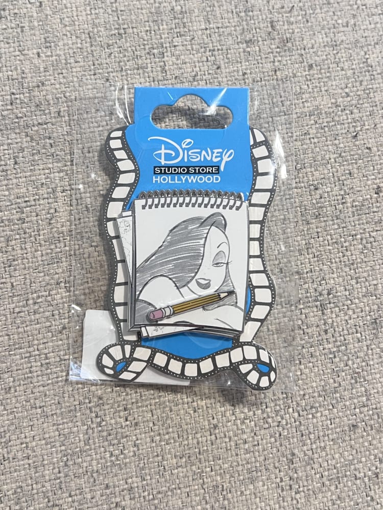 Disney Studio Store Hollywood Jessica Rabbit Sketchpad Pin view 1