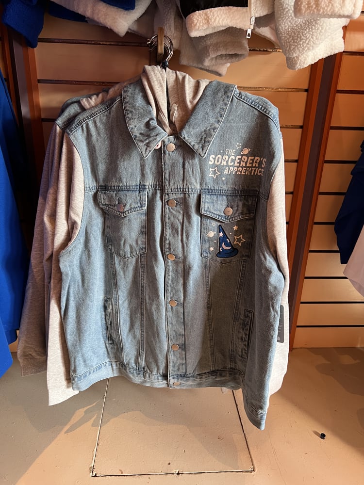 Disneyland Paris Fantasia Sorcerer Mickey Denim Jacket view 2