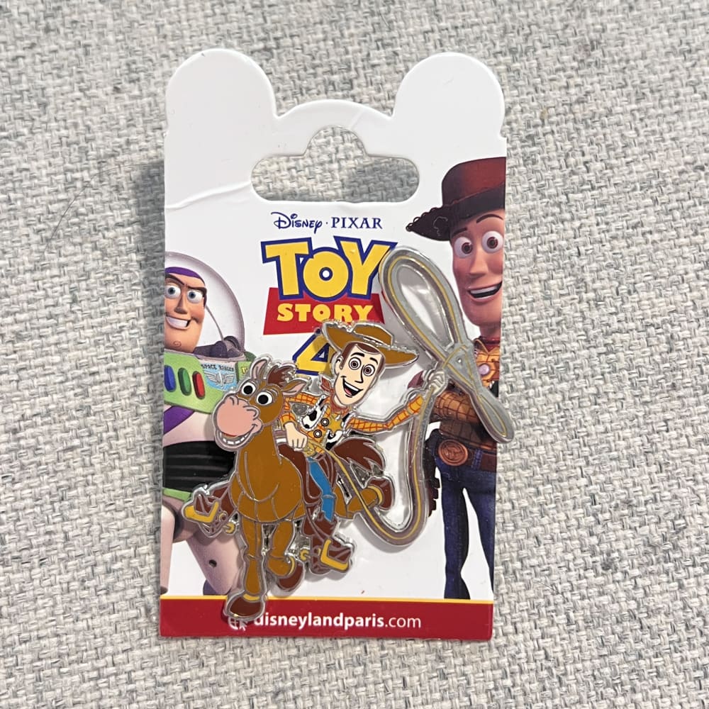 Disneyland Paris Toy Story Woody Bullseye Pin view 1