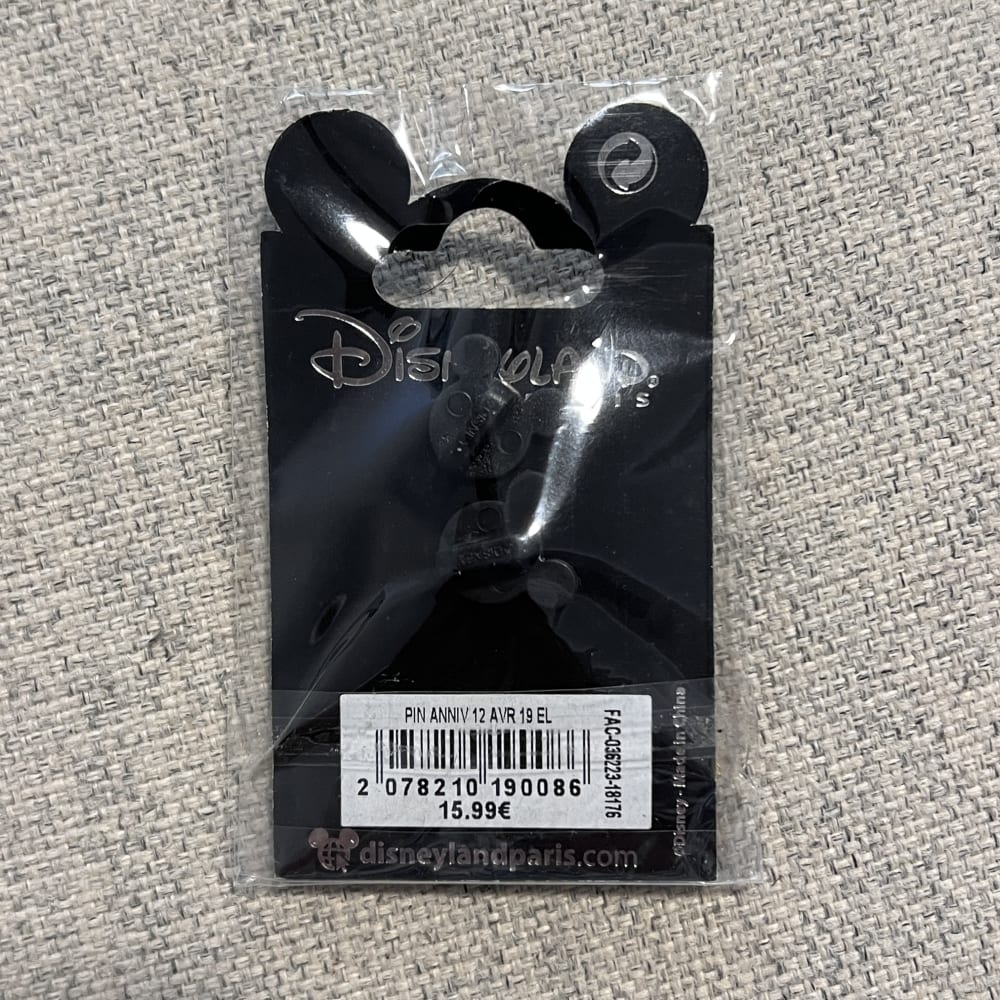 Disneyland Paris Limited Edition 12 Avril Sleeping Beauty Castle Pin view 2