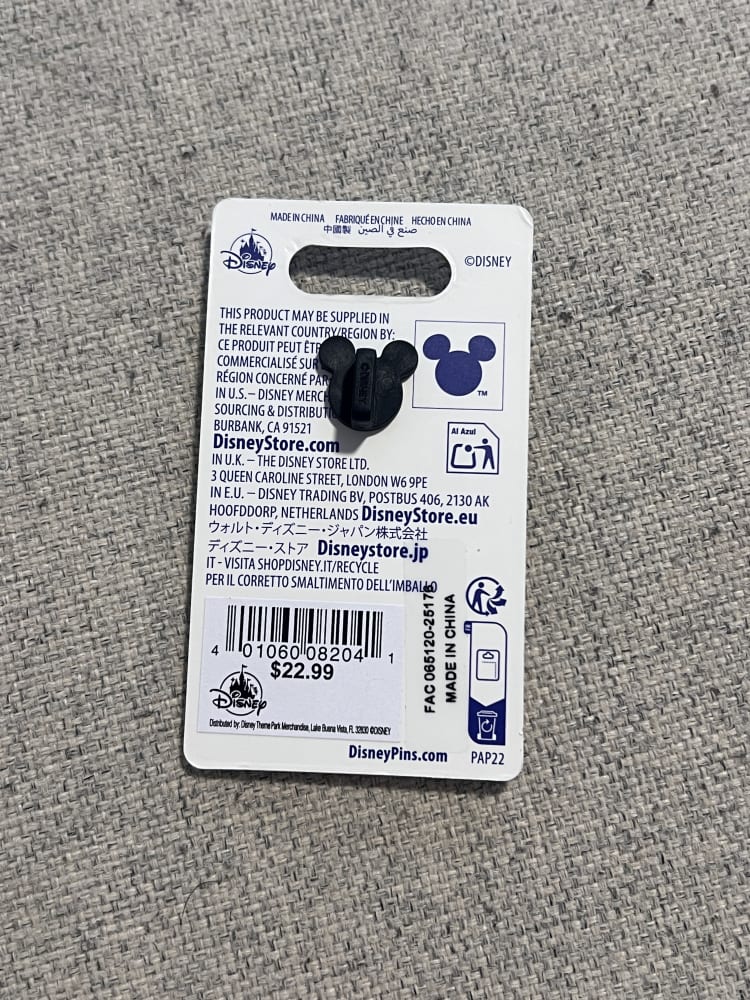 Disneyland Resort Limited Edition Storyteller Cafe Mickey Mouse Pin view 2