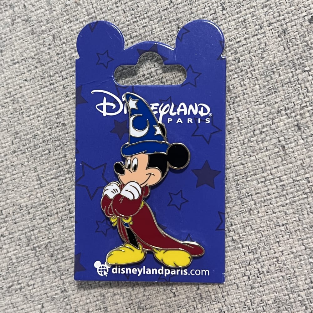 Disneyland Paris Fantasia Sorcerer Mickey Folded Arms Pin view 1