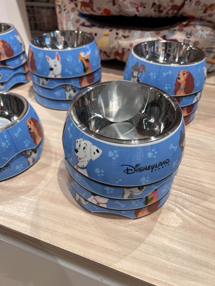 Disneyland Paris Small Blue Dog Feeding Bowl view 1