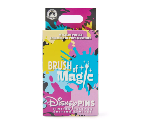 Disney Store Limited Release Brush of Magic Mystery Pin Set Sealed Box