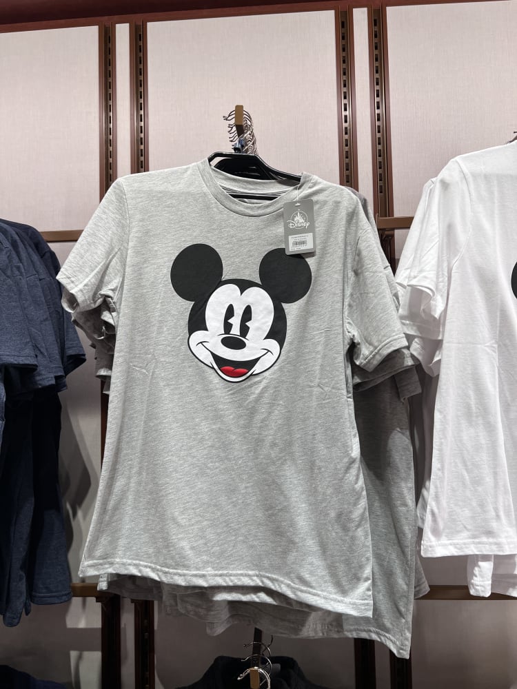 Disneyland Paris Grey Mickey Mouse T-Shirt view 1