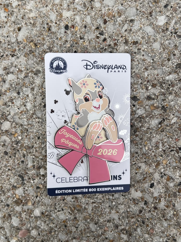 Disneyland Paris Limited Edition Easter 2026 Thumper Pin