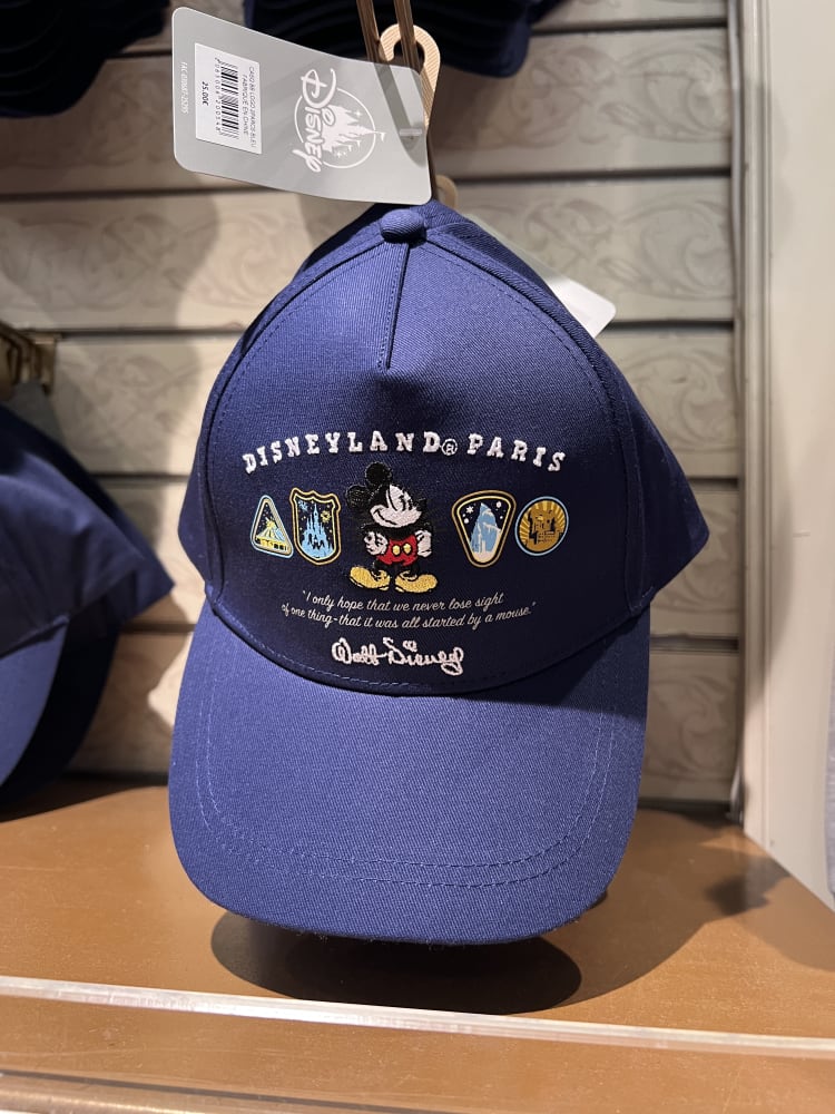 Disneyland Paris Embroidered Parks Symbols Adults Cap view 1