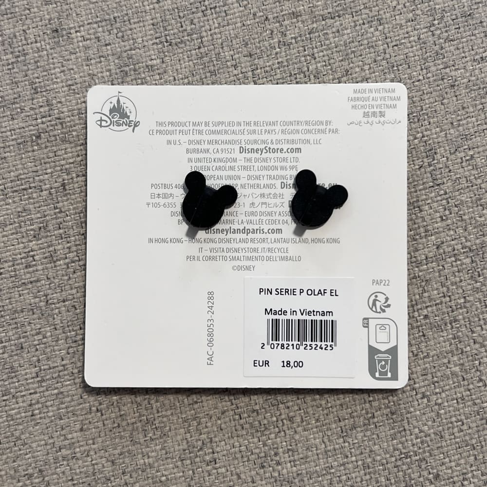 Disneyland Paris Limited Edition Butterflies Olaf Pin view 2