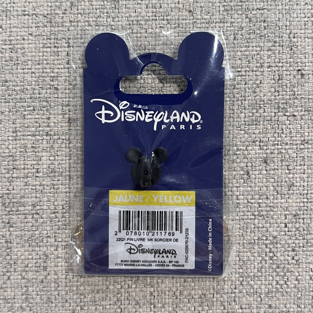 Disneyland Paris Fantasia Sorcerer Mickey Book Water Pin view 2