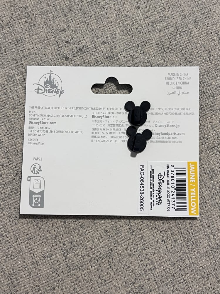 Disneyland Paris Ratatouille L'Adventure Totalement Toquee De Remy Attraction Pin view 2