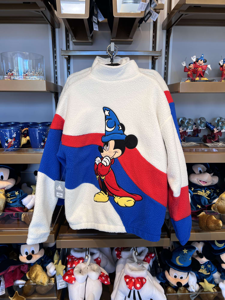 Disneyland Paris Fantasia Sorcerer Mickey Fleece Jacket view 3