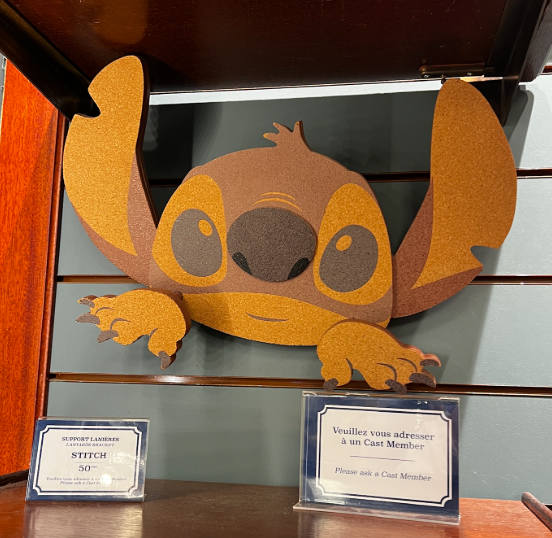 Disneyland Paris Stitch Head Pin Board view 1