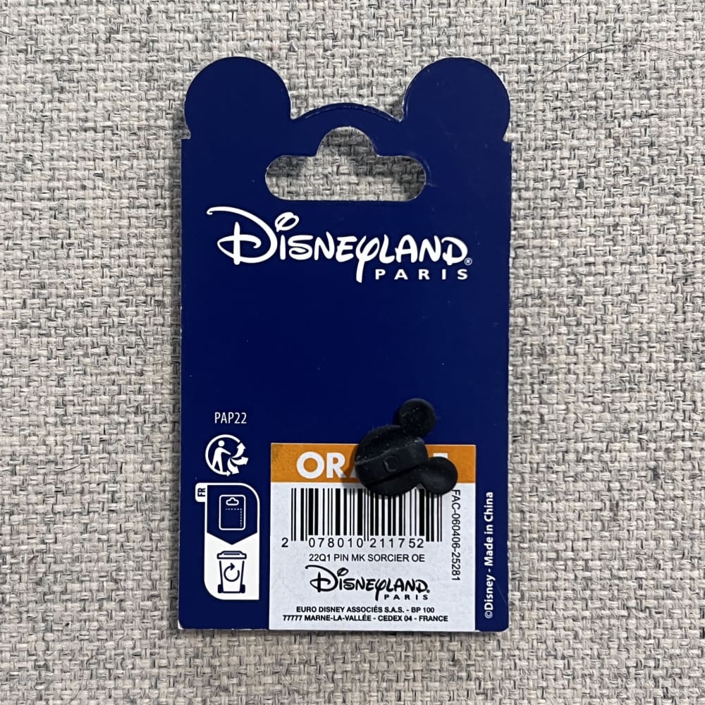 Disneyland Paris Fantasia Sorcerer Mickey Folded Arms Pin view 2