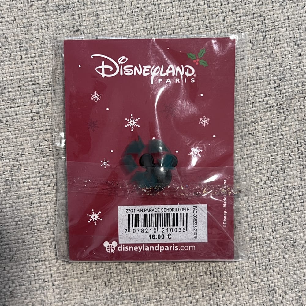 Disneyland Paris Limited Edition Happy Christmas Cinderella Pin view 2