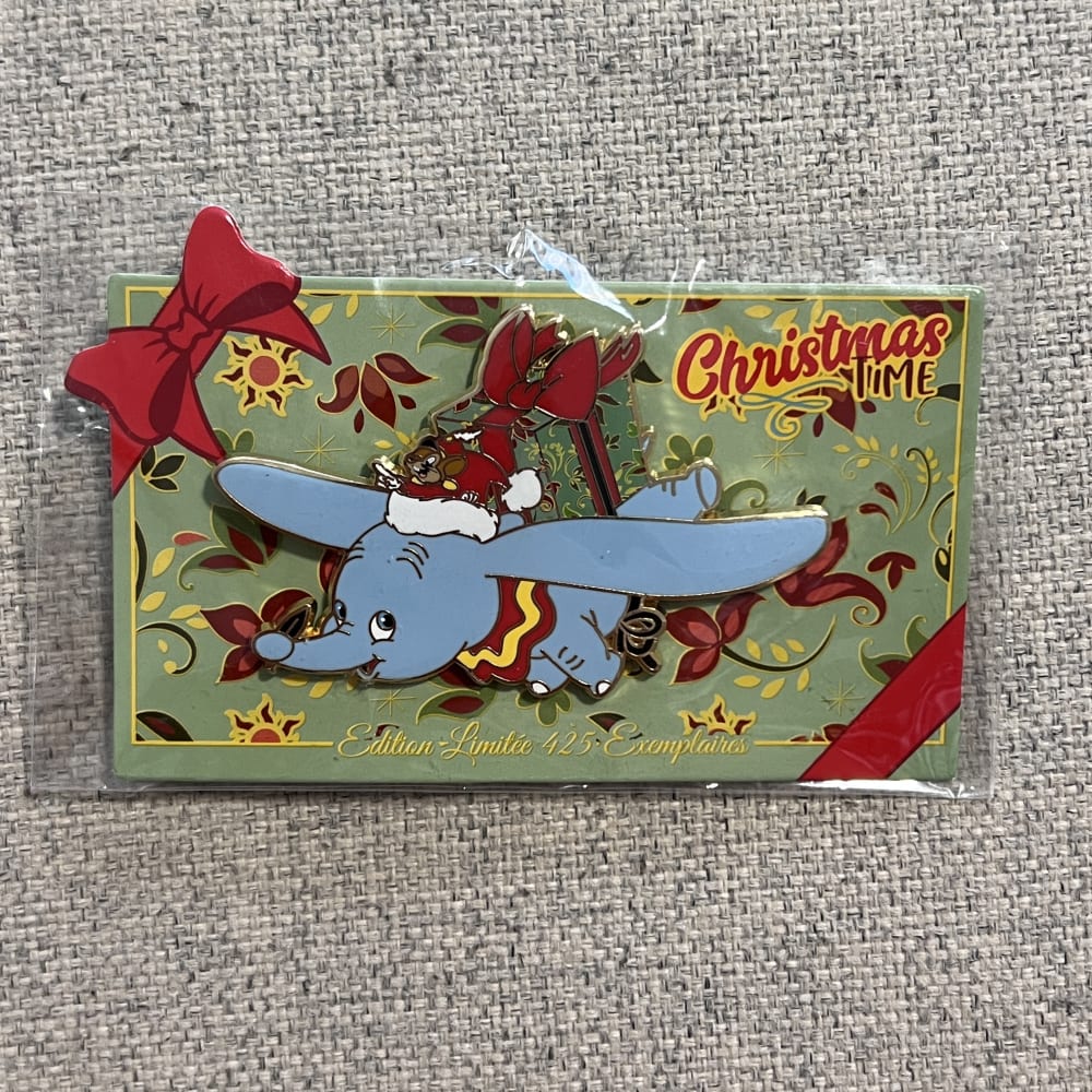 Disneyland Paris Limited Edition Christmas Time Dumbo Pin