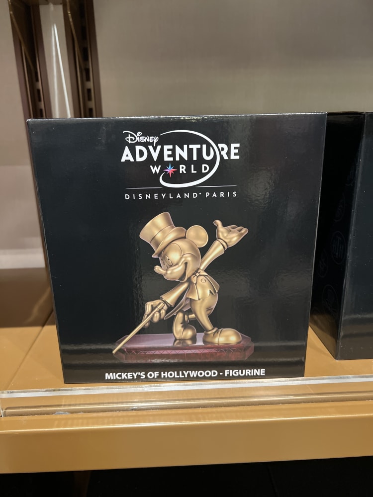 Disneyland Paris Adventure World Mickey’s of Hollywood Golden Statue Figurine view 2