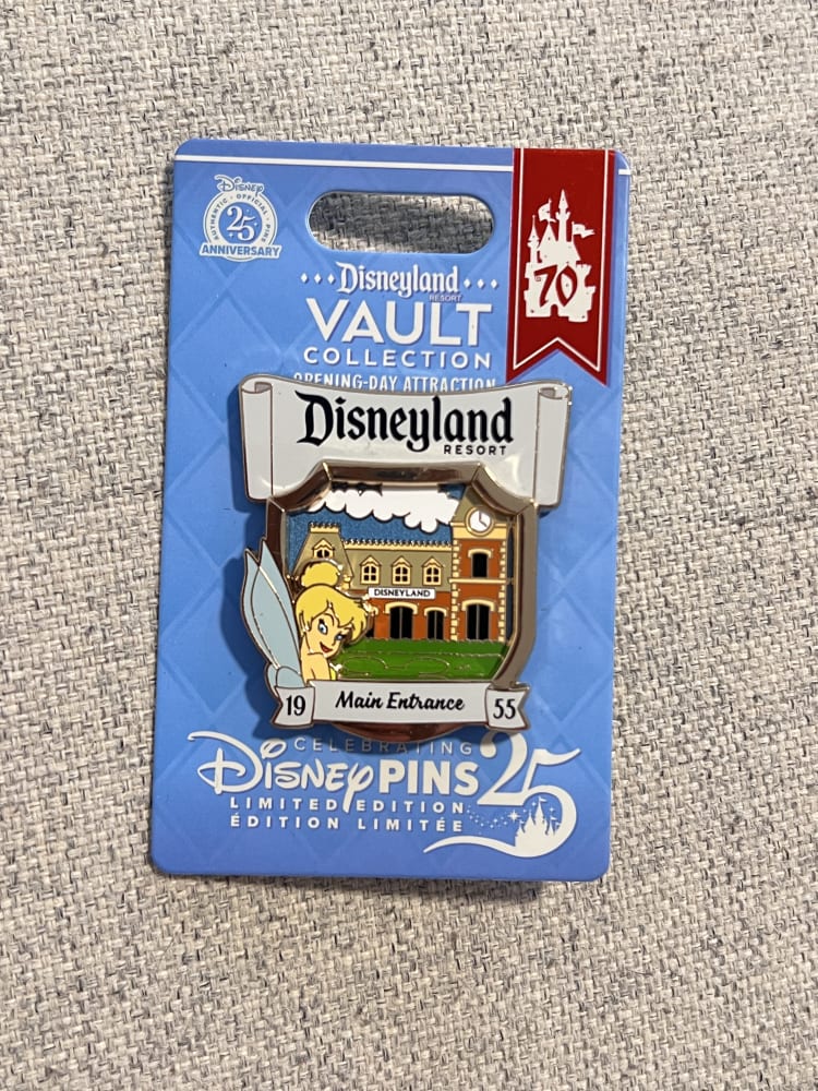 Disneyland Resort Limited Edition Vault Collection Tinkerbell Pin view 1
