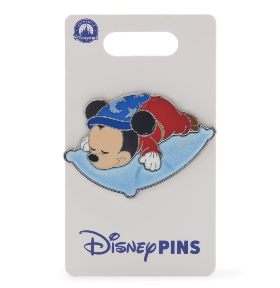 Disney Store Sorcerer Mickey Sleeping Pillow Pin
