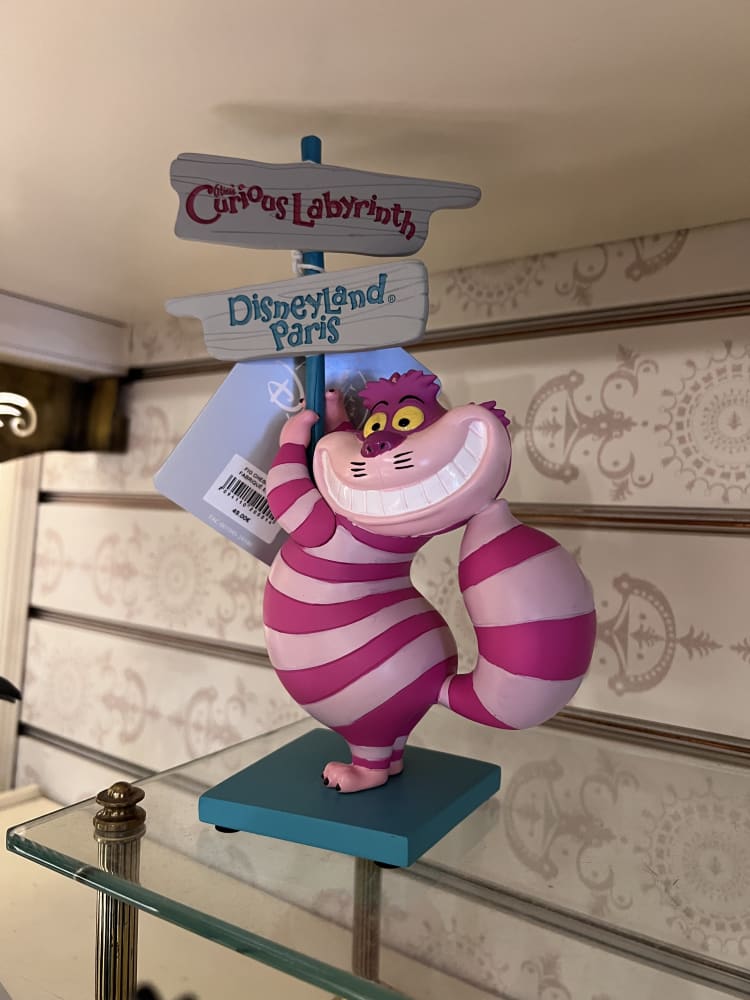 Disneyland Paris Cheshire Cat Signpost Figurine view 2